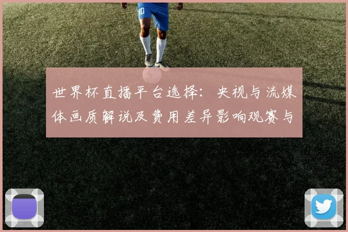世界杯直播平台选择：央视与流媒体画质解说及费用差异影响观赛与付费